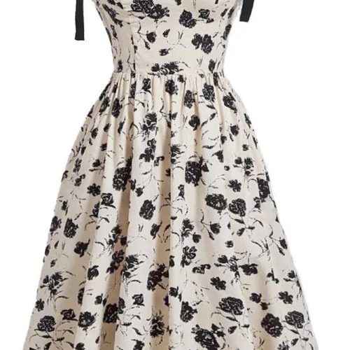 Floral Print Midi Dress